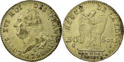 World Coins - Coin, France, 30 sols françois, 30 Sols, 1792, Limoges, , Silver