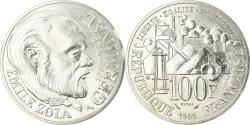 World Coins - Coin, France, Zola, 100 Francs, 1985, Paris, ESSAI, , Silver, KM:E131