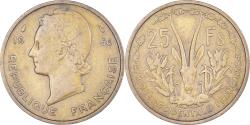 World Coins - Coin, French West Africa, 25 Francs, 1956, Paris, , Aluminum-Bronze
