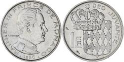 World Coins - Coin, Monaco, Rainier III, Franc, 1966, , Nickel, KM:140, Gadoury:MC 150