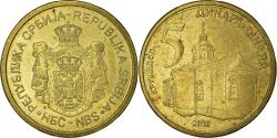 World Coins - Coin, Serbia, 5 Dinara, 2012