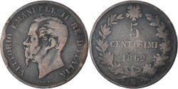 World Coins - Coin, Italy, Vittorio Emanuele II, 5 Centesimi, 1862, Naples, , Copper