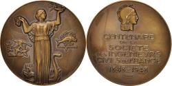 World Coins - France, Medal, Centenaire de la Société des ingénieurs civils de france