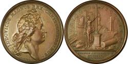 World Coins - France, Medal, Louis XIV, Temples Calvinistes démolis, 1685, Mauger,