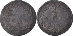 World Coins - Coin, Switzerland, 1/2 Batzen, 1799, Bern, , Billon, KM:A6