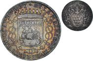 World Coins - France, Token, Maires de Nantes, Guillaume de Lisle de la Nicollière, 1687
