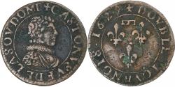 World Coins - Principality of Dombes, Gaston d'Orléans, Double Tournois, 1629, Trévoux