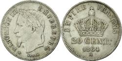 World Coins - Coin, France, Napoleon III, Napoléon III, 20 Centimes, 1864, Paris,