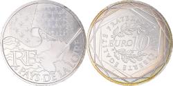 World Coins - France, 10 Euro, Pays de la Loire, Euros des régions, 2010, , Silver