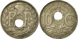World Coins - Coin, France, Lindauer, 10 Centimes, 1939, Trou Décentré,
