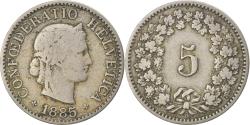 World Coins - Coin, Switzerland, 5 Rappen, 1885, Bern, , Copper-nickel, KM:26