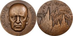 World Coins - France, Medal, Jacques Audiberti, 1966, Monnaie de Paris, Bronze, Lagriffoul