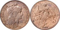World Coins - France, 5 Centimes, Dupuis, 1909, Paris, Bronze, , Gadoury:165, KM:842