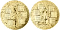 World Coins - France, Medal, Calendrier, Nouvelle Année, Ariane, Thésée, 1979, Bronze