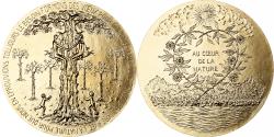 World Coins - France, Medal, Voeux, Au coeur de la Nature, 1982, Bronze Florentin, Lay