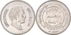 World Coins - Coin, Jordan, Hussein, 100 Fils, Dirham, 1981/AH1401, , Copper-nickel