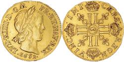 Ancient Coins - Coin, France, Louis XIV, 1/2 louis d'or à la mèche longue, 1652, Arras