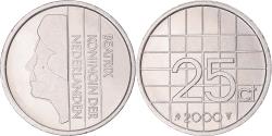 World Coins - Coin, Netherlands, 25 Cents, 2000