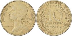 World Coins - France, 10 Centimes, Marianne, 1981, Paris, Aluminum-Bronze,