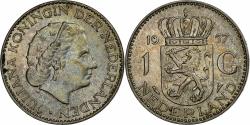 World Coins - Netherlands, Juliana, Gulden, 1957, Utrecht, Silver,