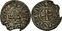 World Coins - France, Louis le Pieux, Denarius, 814-840, Uncertain mint, Silver,