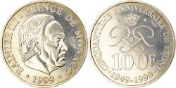 World Coins - Coin, Monaco, Rainier III, 100 Francs, 1999, Paris, , Silver, KM:175