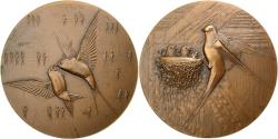 World Coins - France, Medal, Hirondelles, 1978, Bronze, Bret,