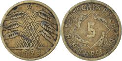 World Coins - Coin, Germany, 5 Rentenpfennig, 1924