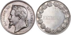 World Coins - France, Medal, Napoléon III, 1868, Silver, Caqué,