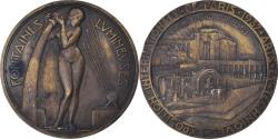 World Coins - France, Medal, Exposition de Paris, Fontaines Lumineuses, 1937, Cochet, Art