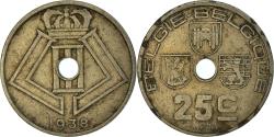 World Coins - Coin, Belgium, 25 Centimes, 1938