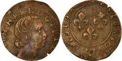 World Coins - Coin, France, ORANGE, Guillaume-Henri, Denier Tournois, 1652, Orange,