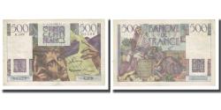 World Coins - France, 500 Francs, Chateaubriand, 1952, BELIN ROUSSEAU GARGAM, 1952-07-03