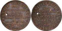 World Coins - United Kingdom, Halfpenny Token, Basil Burchell, Copper,