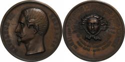 World Coins - France, Medal, Napoleon III, Departure for the Army, 1859, Bronze, Montagny