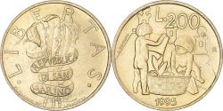 World Coins - Coin, San Marino, 200 Lire, 1995, Rome, , Aluminum-Bronze, KM:329