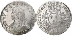 World Coins - France, Louis XV, Ecu aux branches d'olivier, 1734, Bayonne, Silver,