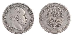 World Coins - Coin, German States, PRUSSIA, Wilhelm I, 2 Mark, 1877, Berlin,