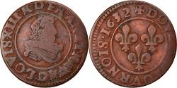 World Coins - Coin, France, Double Tournois, 1632, Lyon, , Copper
