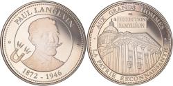 World Coins - France, Medal, Paul Langevin, Collection Panthéon, Sciences & Technologies