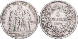 World Coins - France, 5 Francs, Hercule, 1848, Paris, Silver, , Gadoury:683, KM:756.1