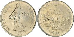 World Coins - Coin, France, Semeuse, 5 Francs, 1994, Paris, , Nickel Clad Copper-Nickel