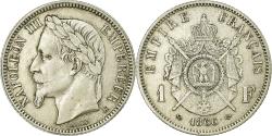 World Coins - Coin, France, Napoleon III, Napoléon III, Franc, 1866, Bordeaux,