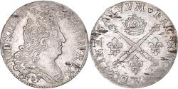 World Coins - Coin, France, Louis XIV, 10 Sols aux insignes, 1707, Lille, Rare,