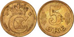 World Coins - Coin, Denmark, Christian X, 5 Öre, 1917, Copenhagen, , Bronze