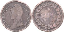 World Coins - Coin, France, Dupré, Decime, Paris, , Copper, Gadoury:187/187a