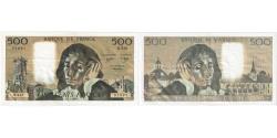 World Coins - France, 500 Francs, Pascal, 1984, Q.210, AU(55-58), Fayette:71.31, KM:156e