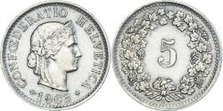 World Coins - Coin, Switzerland, 5 Rappen, 1963