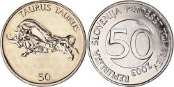 World Coins - Coin, Slovenia, 50 Tolarjev, 2003, Kremnica, , Copper-nickel, KM:52