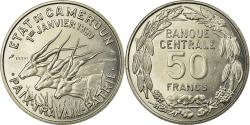 World Coins - Coin, Cameroon, 50 Francs, 1960, Paris, , Copper-nickel, KM:E10